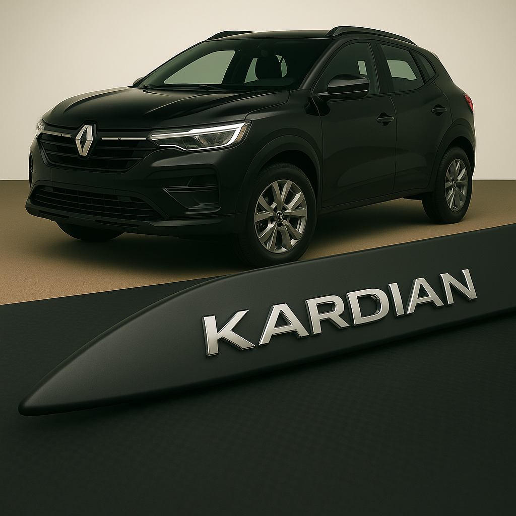 Frisos Laterais Renault KARDIAN 2024 a 2025 – Modelo Ponta Facão em Todas as Cores