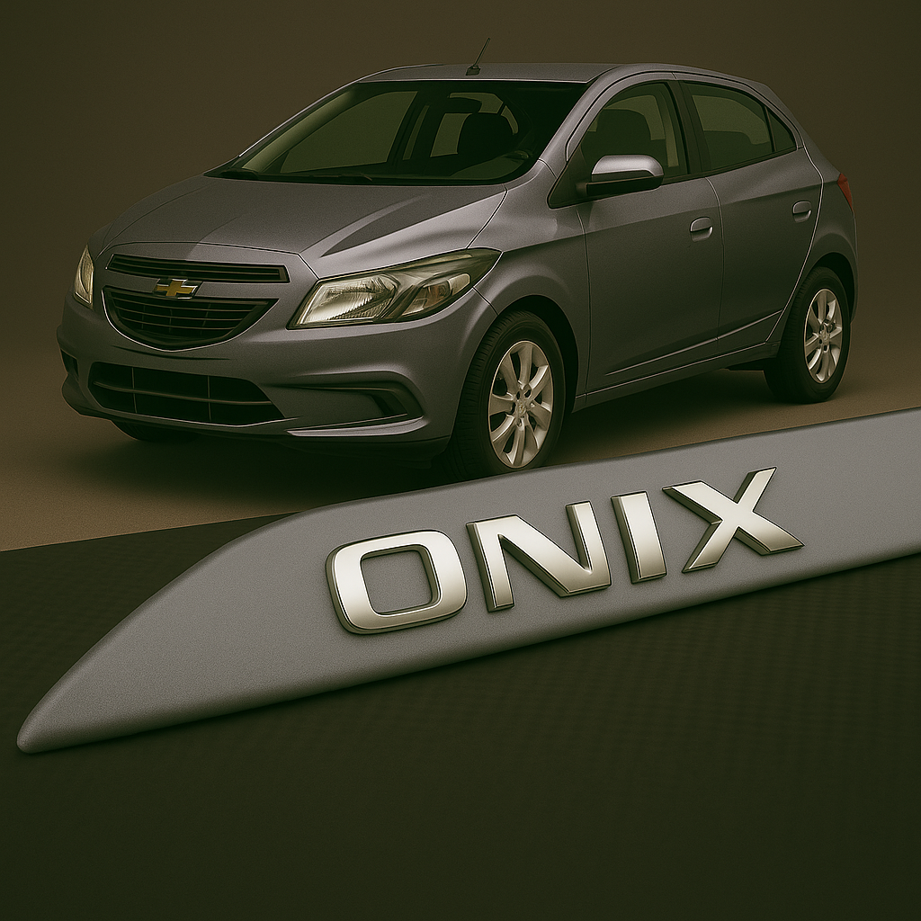 Frisos Laterais Chevrolet ONIX 2013 a 2019 – Modelo Ponta Facão em Todas as Cores