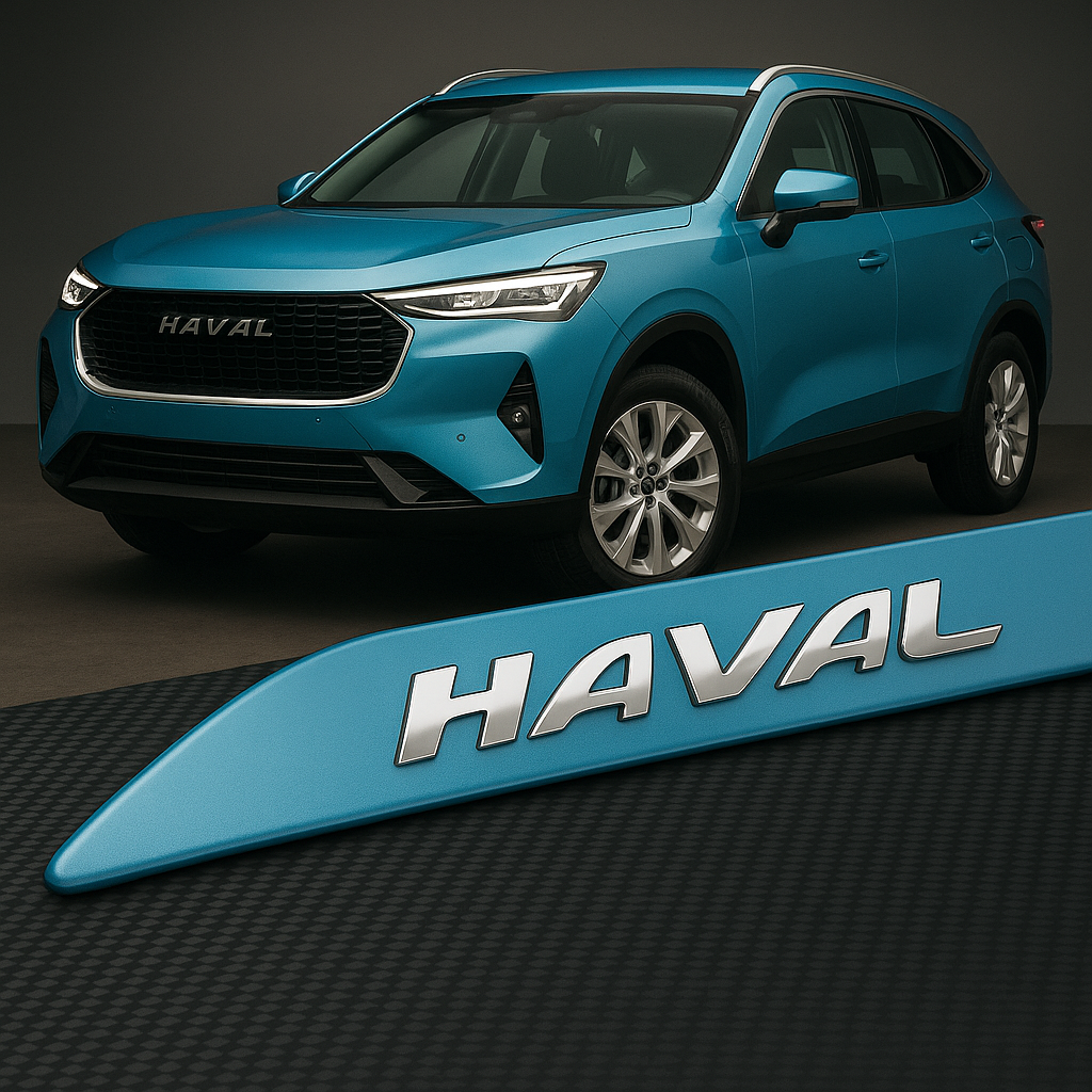 Frisos Laterais HAVAL 2023 a 2025 – Modelo Ponta Facão em Todas as Cores