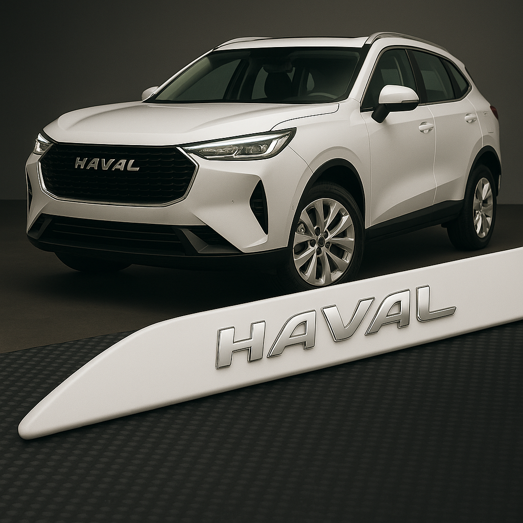 Frisos Laterais HAVAL 2023 a 2025 – Modelo Ponta Facão em Todas as Cores