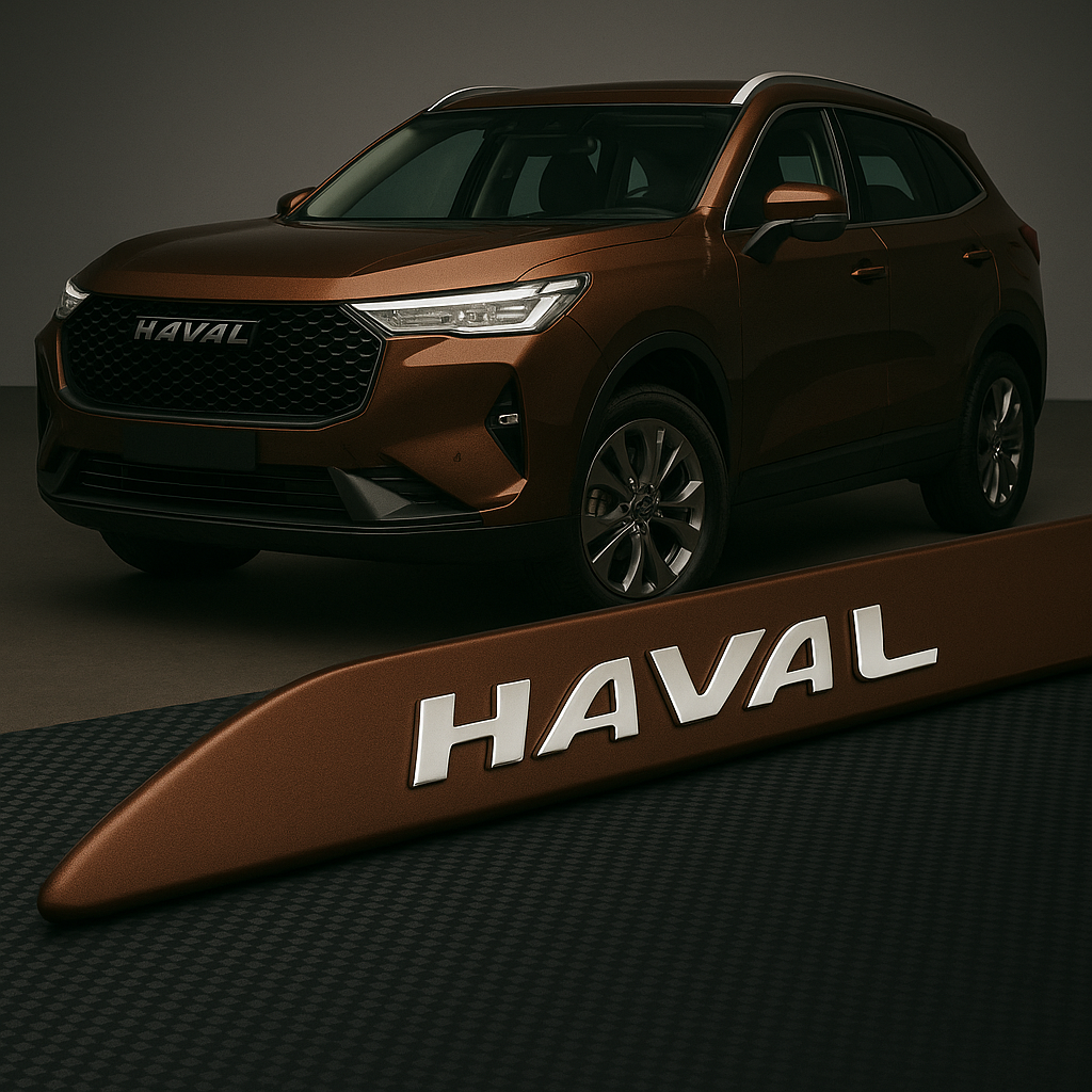 Frisos Laterais HAVAL 2023 a 2025 – Modelo Ponta Facão em Todas as Cores