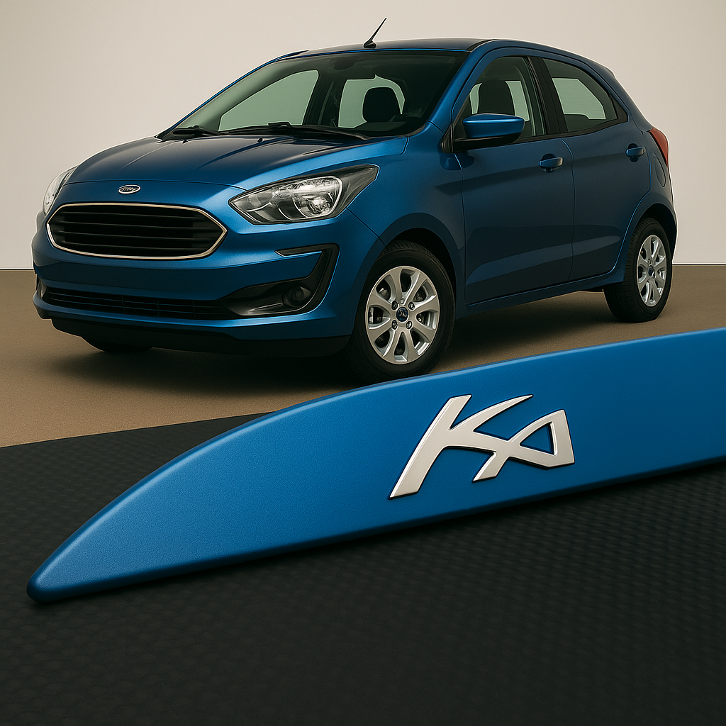 Frisos Laterais Ford KA 2014 a 2021 – Modelo Ponta Facão em Todas as Cores