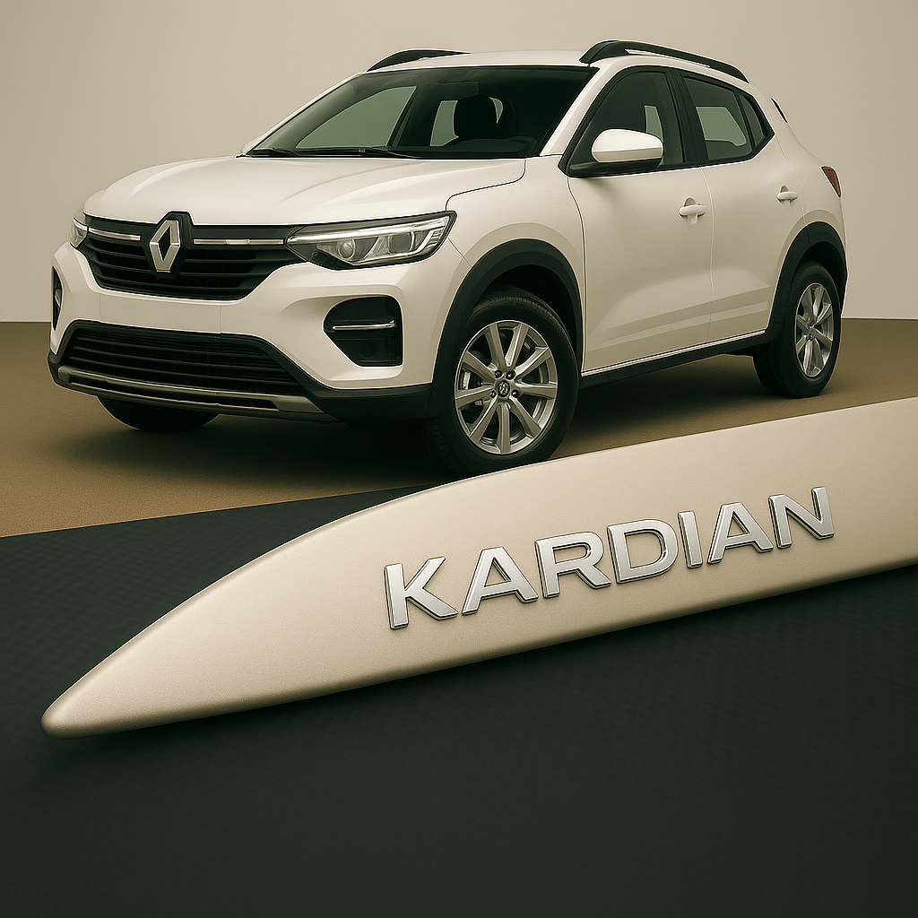 Frisos Laterais Renault KARDIAN 2024 a 2025 – Modelo Ponta Facão em Todas as Cores