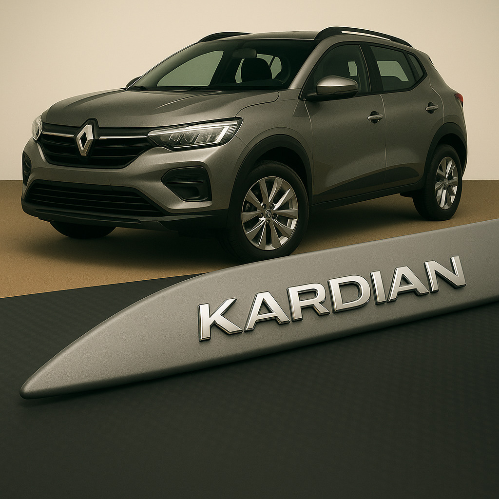 Frisos Laterais Renault KARDIAN 2024 a 2025 – Modelo Ponta Facão em Todas as Cores