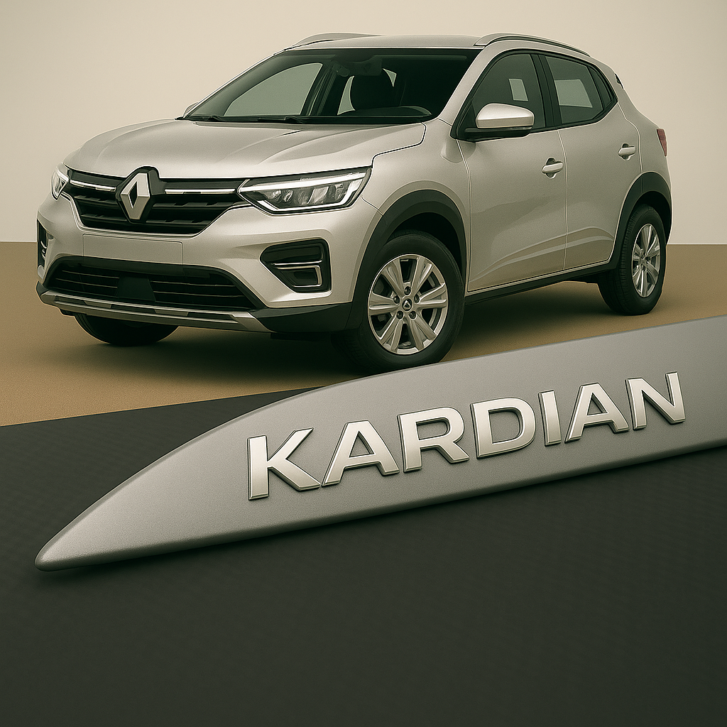 Frisos Laterais Renault KARDIAN 2024 a 2025 – Modelo Ponta Facão em Todas as Cores