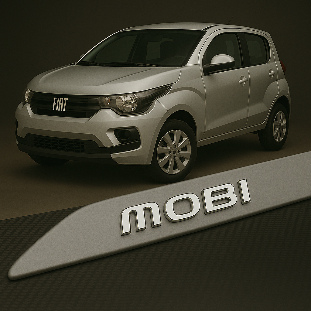 Frisos Laterais Fiat MOBI 2016 a 2025 – Modelo Ponta Facão em Todas as Cores