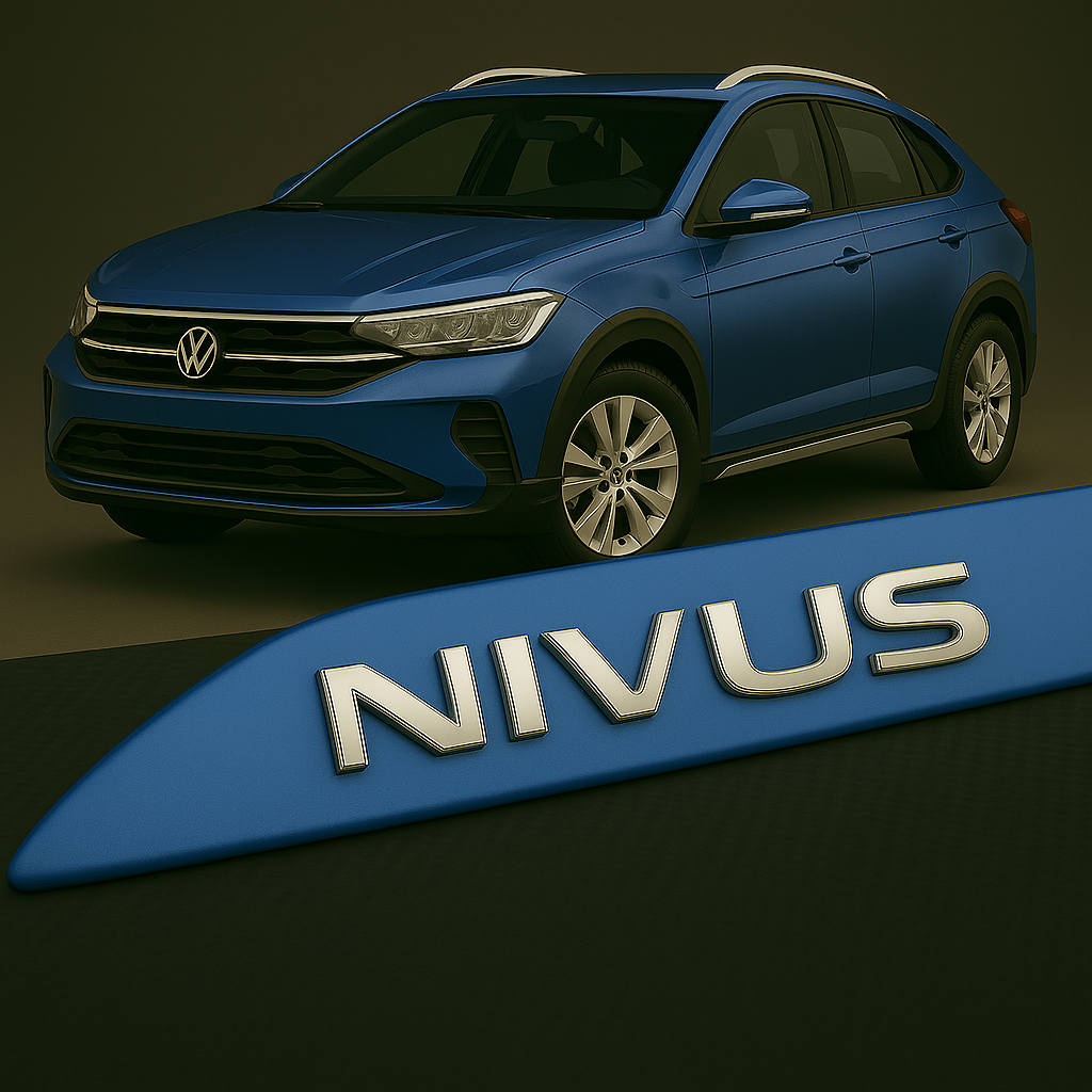 Frisos Laterais Volkswagen NIVUS 2020 a 2025 – Modelo Ponta Facão em Todas as Cores
