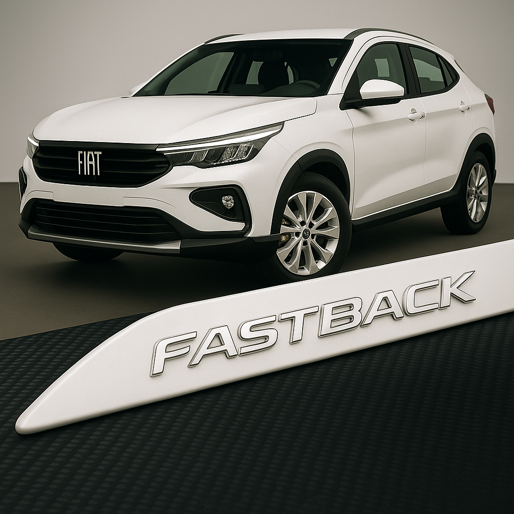 Frisos Laterais Fiat Fastback 2022 a 2025 – Modelo Ponta Facão em Todas as Cores