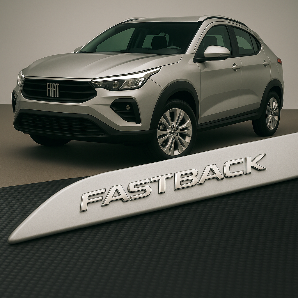Frisos Laterais Fiat Fastback 2022 a 2025 – Modelo Ponta Facão em Todas as Cores