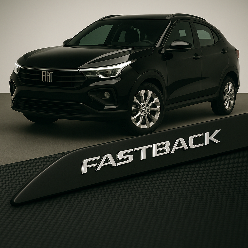 Frisos Laterais Fiat Fastback 2022 a 2025 – Modelo Ponta Facão em Todas as Cores