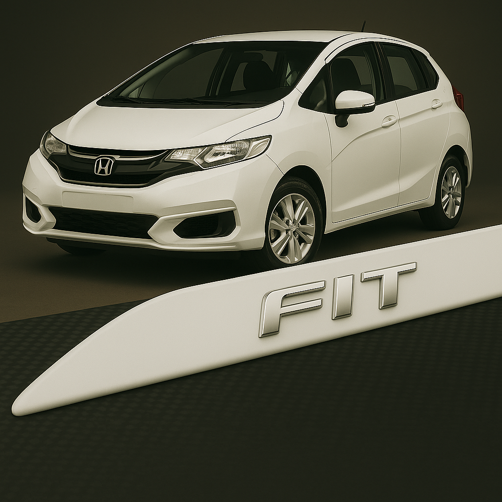 Frisos Laterais Honda NEW FIT 2009 a 2022 – Modelo Ponta Facão em Todas as Cores