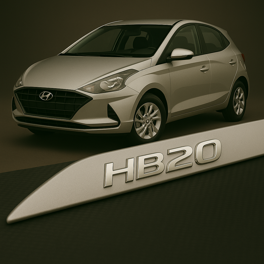 Frisos Laterais Hyundai HB20 2012 a 2025 – Modelo Ponta Facão em Todas as Cores