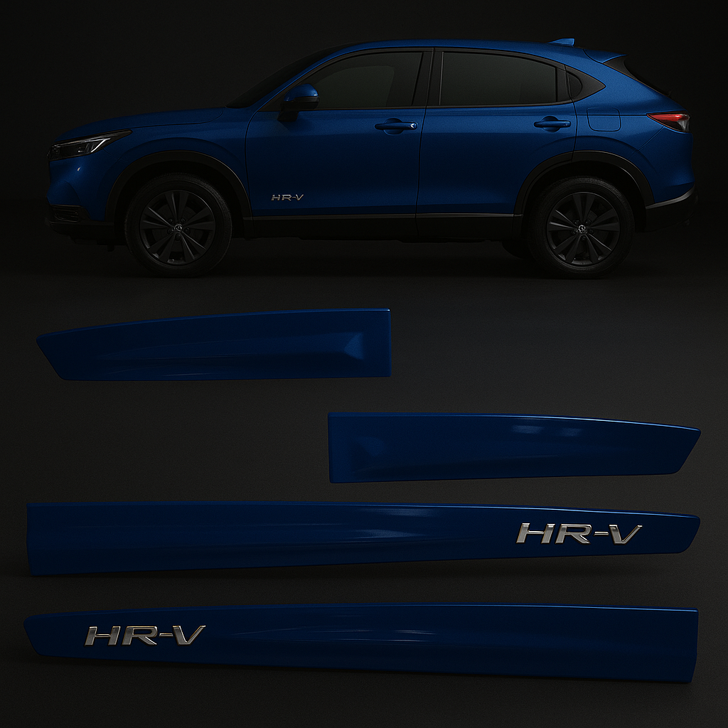 Frisos Laterais Honda HRV 2023 a 2025 – Modelo Original em Todas as Cores