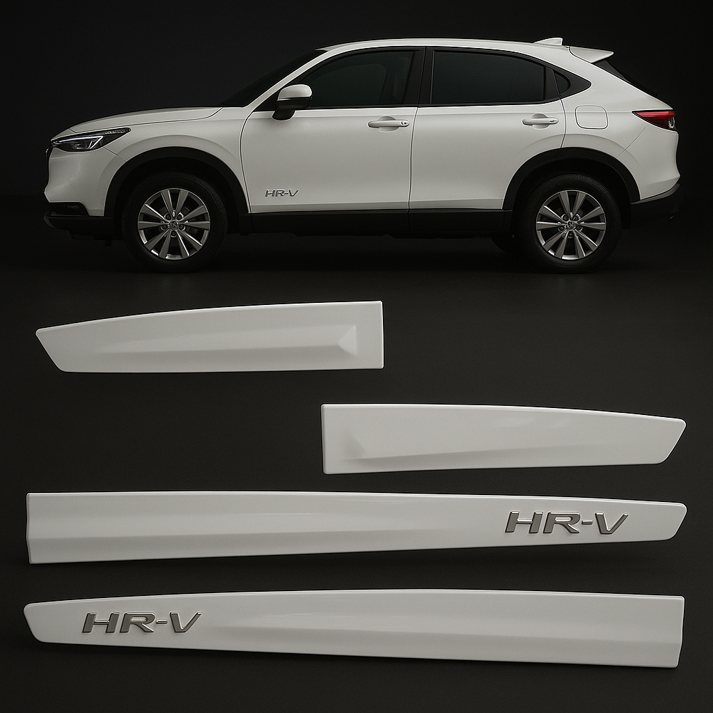 Frisos Laterais Honda HRV 2023 a 2025 – Modelo Original em Todas as Cores