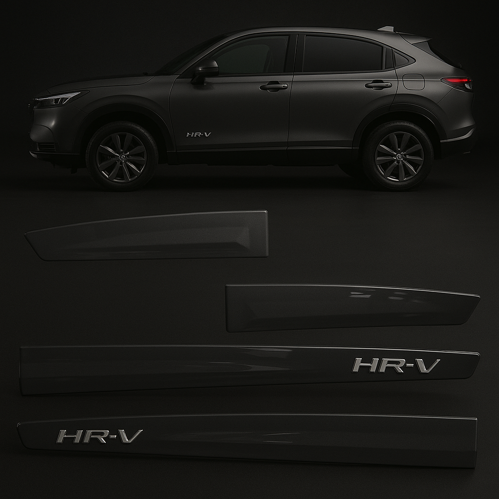 Frisos Laterais Honda HRV 2023 a 2025 – Modelo Original em Todas as Cores