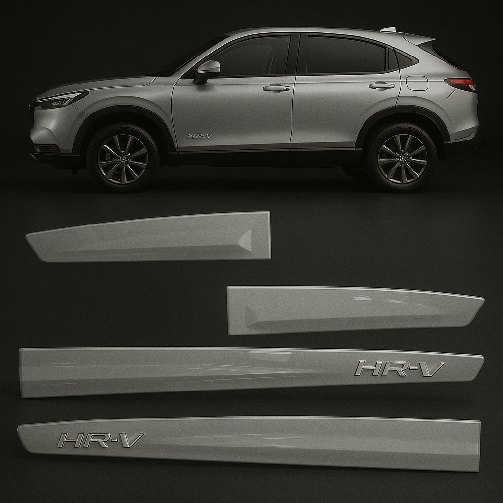 Frisos Laterais Honda HRV 2023 a 2025 – Modelo Original em Todas as Cores