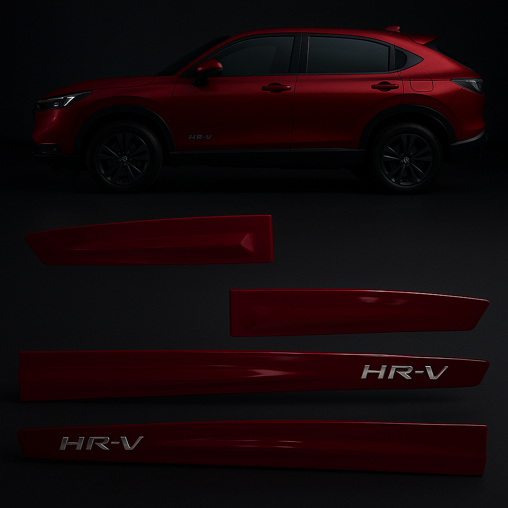 Frisos Laterais Honda HRV 2023 a 2025 – Modelo Original em Todas as Cores