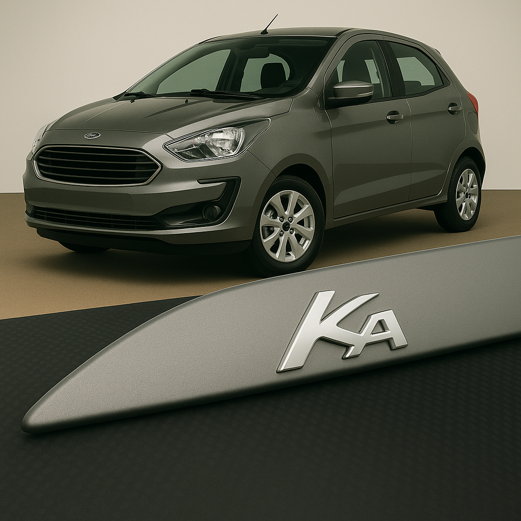 Frisos Laterais Ford KA 2014 a 2021 – Modelo Ponta Facão em Todas as Cores