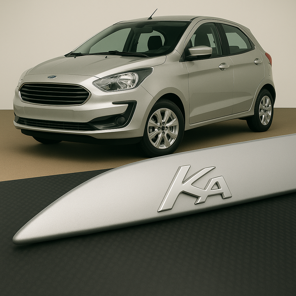 Frisos Laterais Ford KA 2014 a 2021 – Modelo Ponta Facão em Todas as Cores