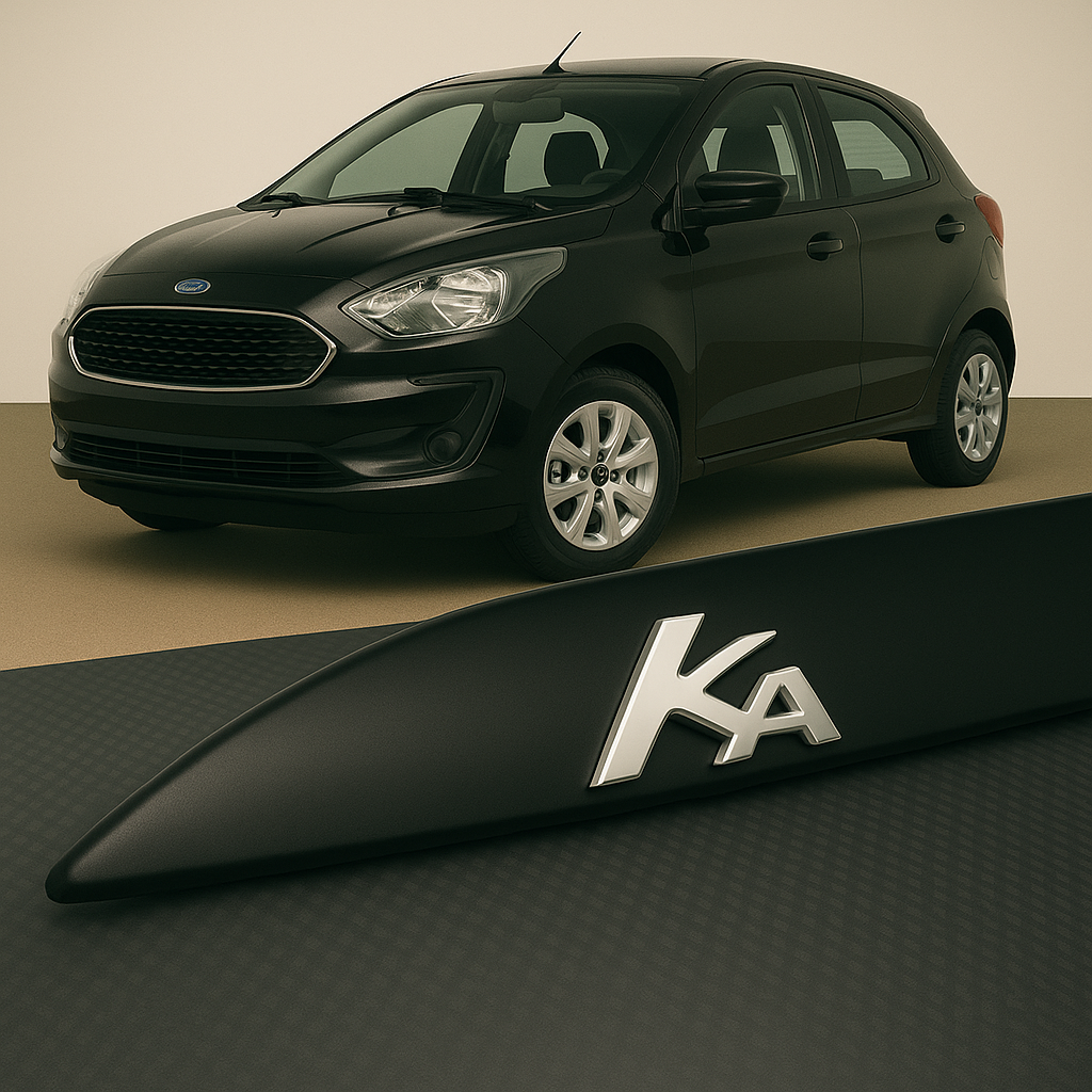 Frisos Laterais Ford KA 2014 a 2021 – Modelo Ponta Facão em Todas as Cores
