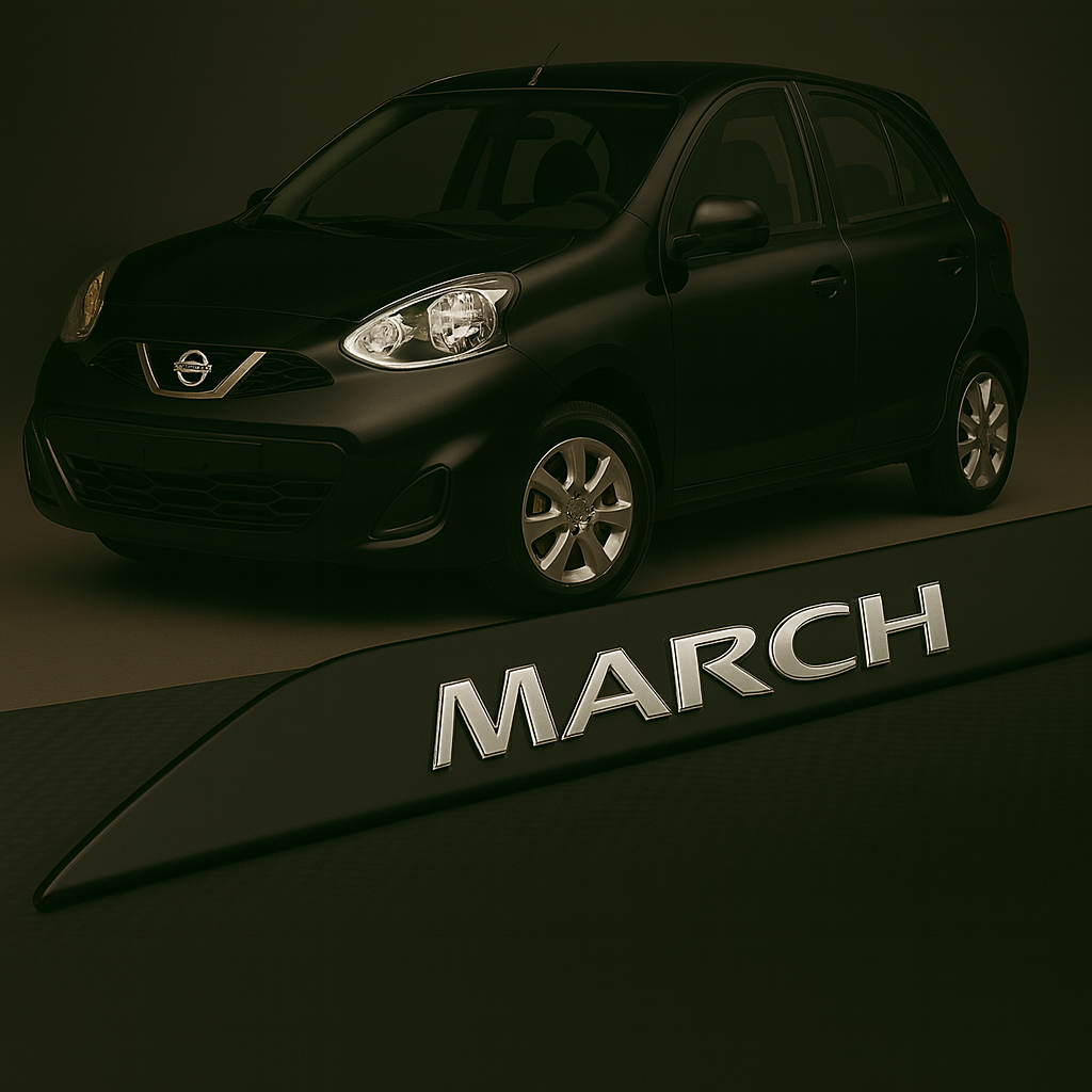 Frisos Laterais Nissan MARCH 2011 a 2020 – Modelo Ponta Facão em Todas as Cores