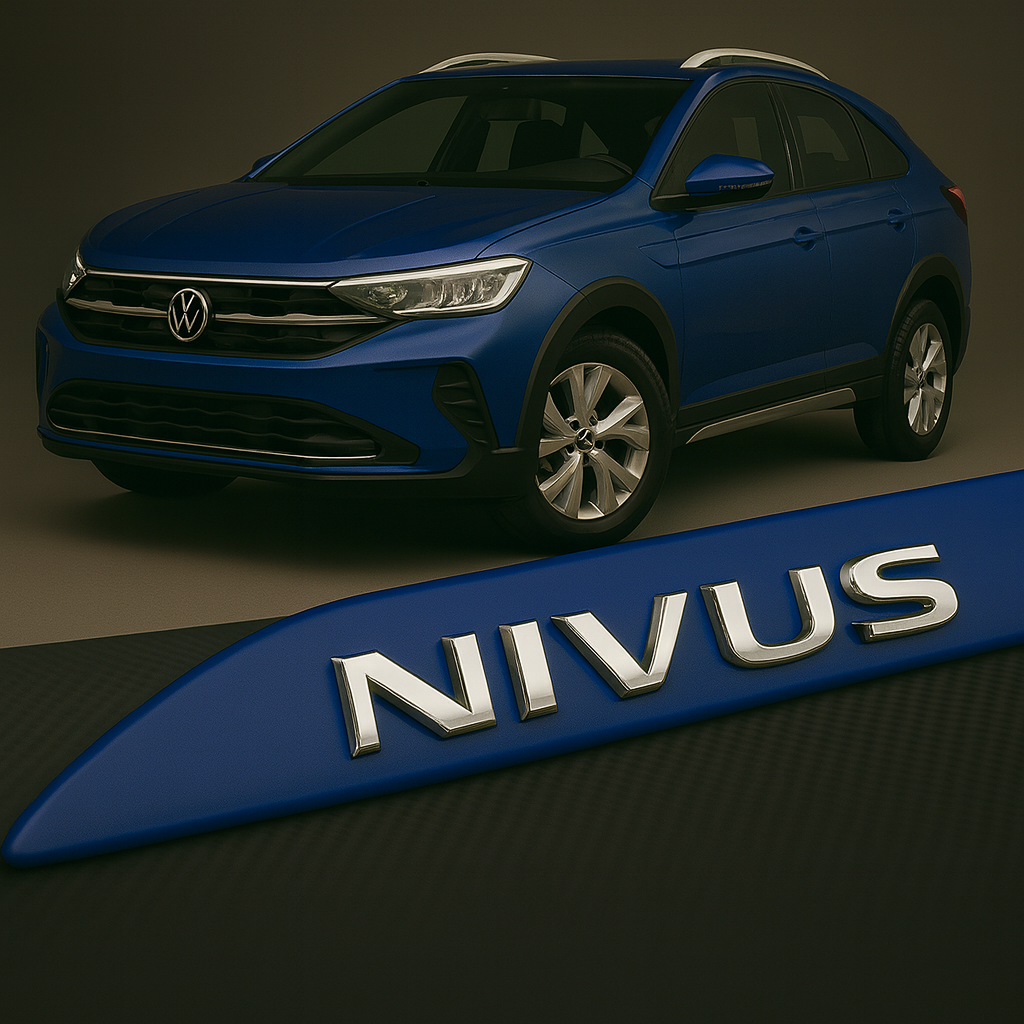 Frisos Laterais Volkswagen NIVUS 2020 a 2025 – Modelo Ponta Facão em Todas as Cores