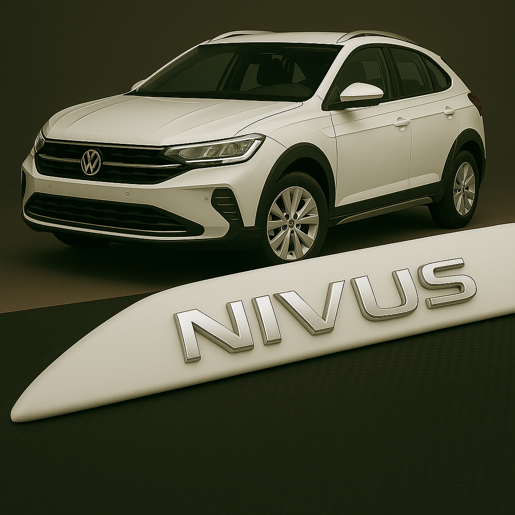 Frisos Laterais Volkswagen NIVUS 2020 a 2025 – Modelo Ponta Facão em Todas as Cores