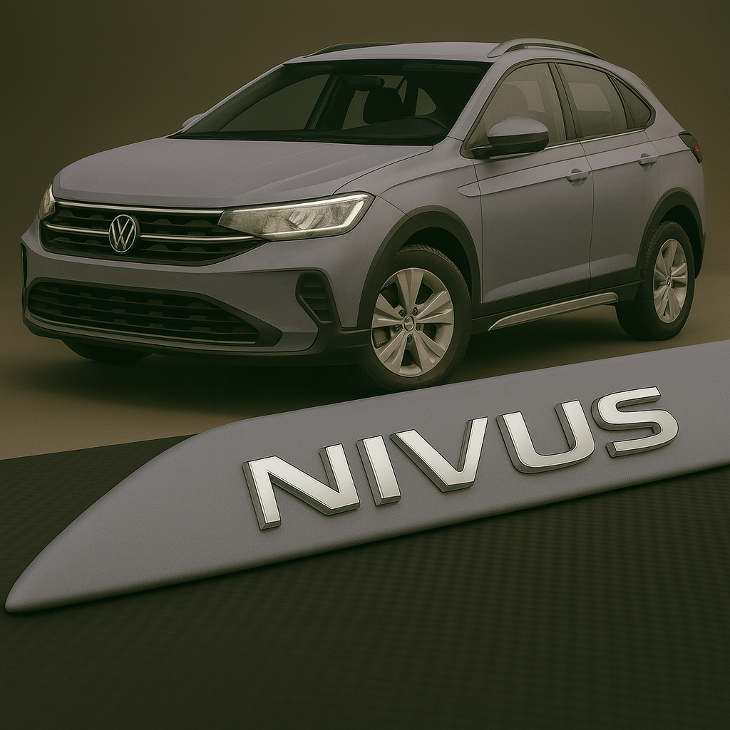 Frisos Laterais Volkswagen NIVUS 2020 a 2025 – Modelo Ponta Facão em Todas as Cores