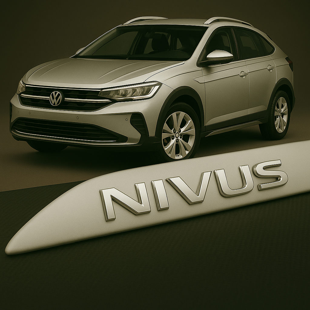 Frisos Laterais Volkswagen NIVUS 2020 a 2025 – Modelo Ponta Facão em Todas as Cores