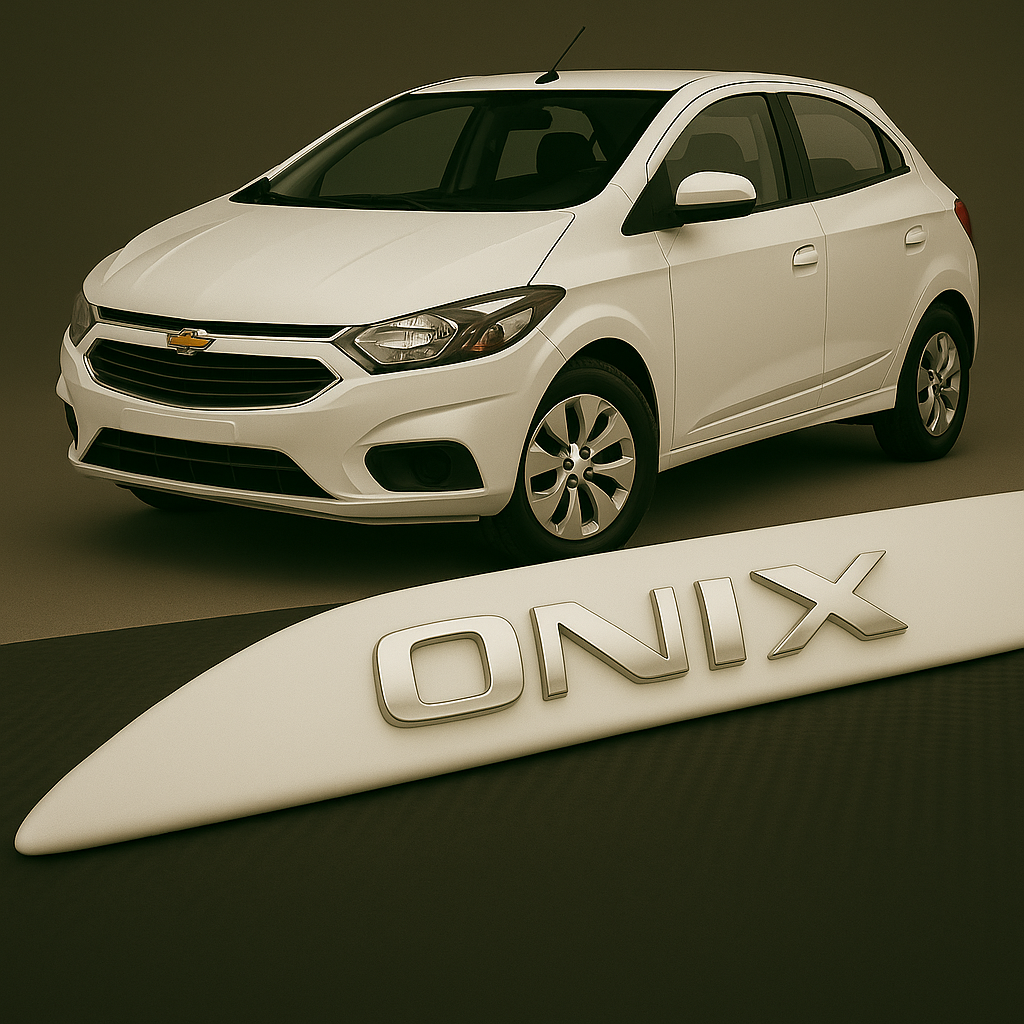 Frisos Laterais Chevrolet ONIX 2013 a 2019 – Modelo Ponta Facão em Todas as Cores