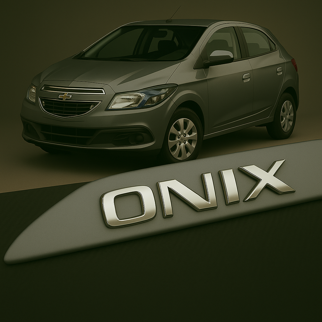 Frisos Laterais Chevrolet ONIX 2013 a 2019 – Modelo Ponta Facão em Todas as Cores