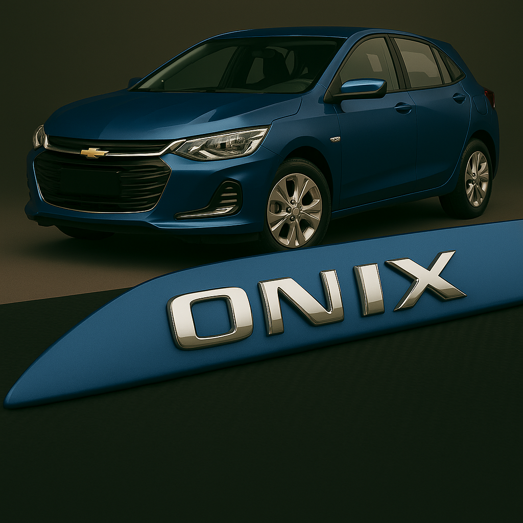 Frisos Laterais Chevrolet ONIX 2020 a 2025 – Modelo Ponta Facão em Todas as Cores