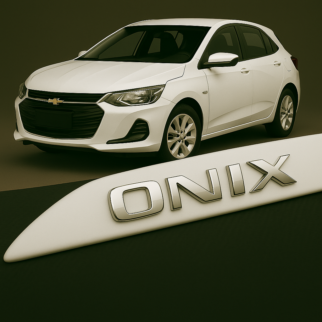 Frisos Laterais Chevrolet ONIX 2020 a 2025 – Modelo Ponta Facão em Todas as Cores