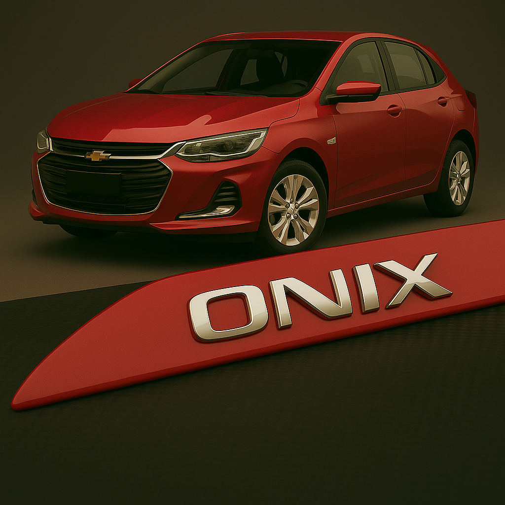 Frisos Laterais Chevrolet ONIX 2020 a 2025 – Modelo Ponta Facão em Todas as Cores
