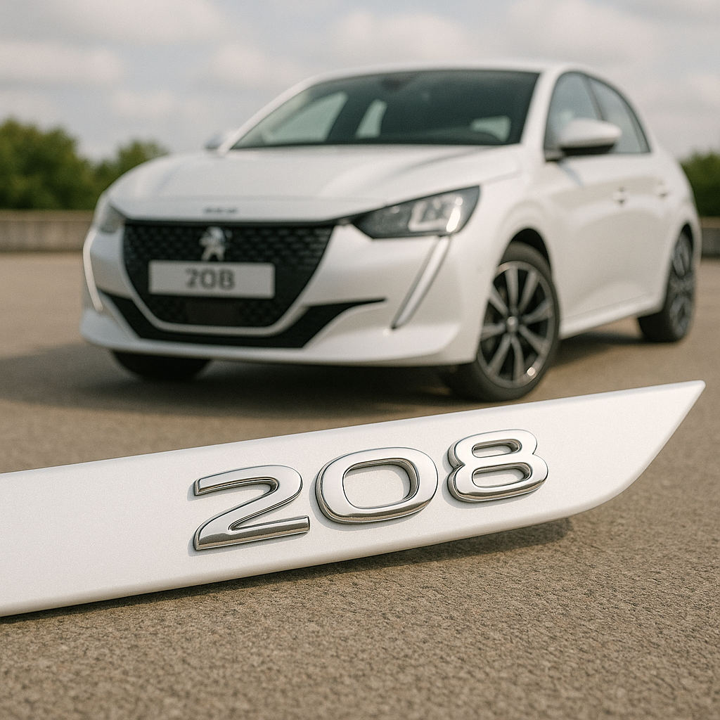 Frisos Laterais Peugeot 208¨ 2020 a 2025 – Modelo Ponta Facão em Todas as Cores