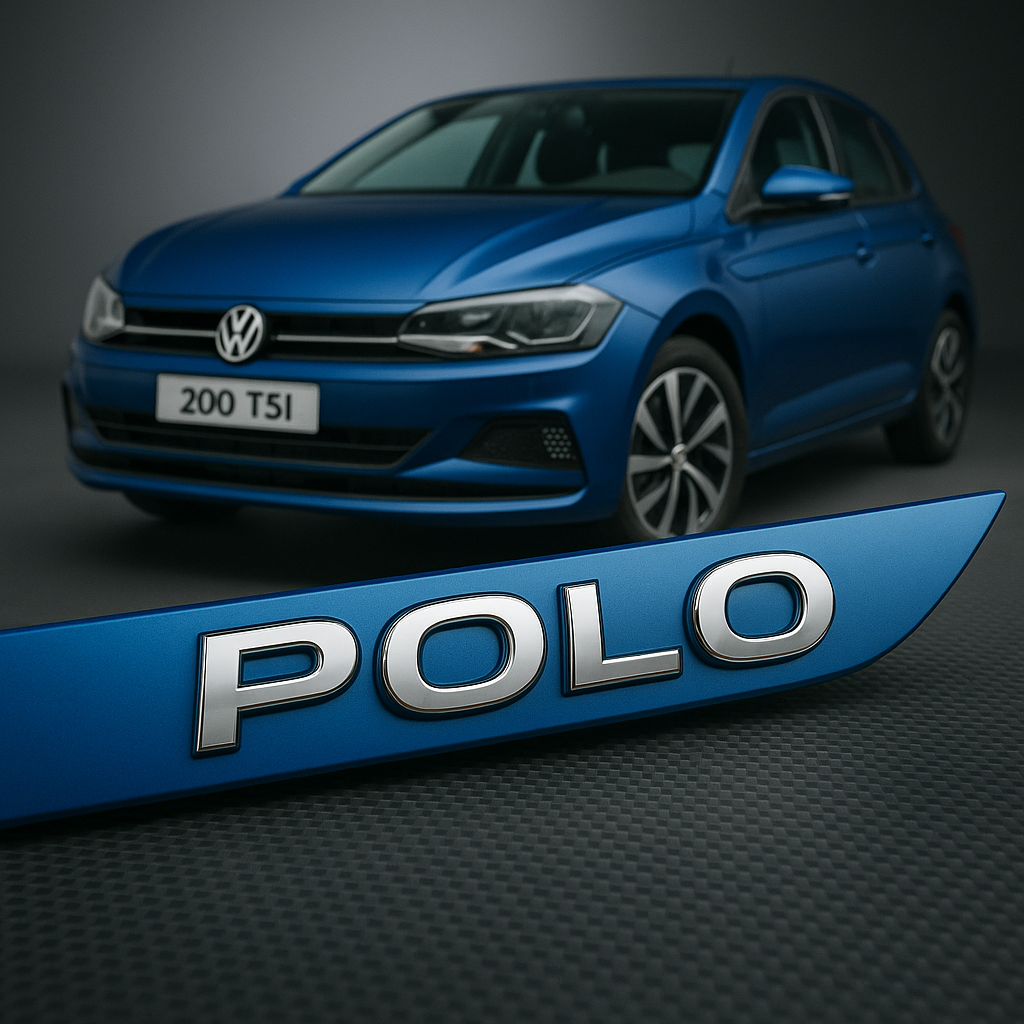 Frisos Laterais Volkswagen POLO 2017 a 2025 – Modelo Ponta Facão em Todas as Cores