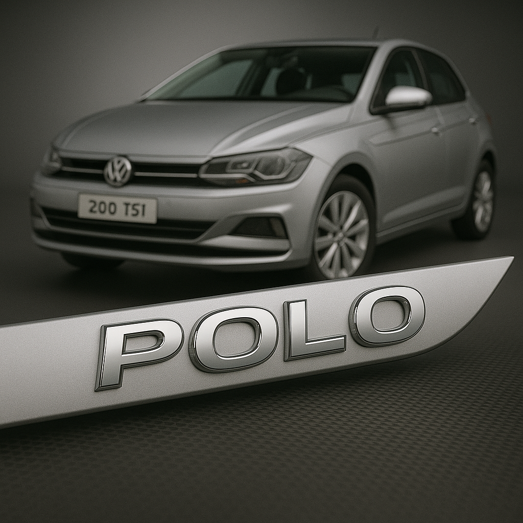 Frisos Laterais Volkswagen POLO 2017 a 2025 – Modelo Ponta Facão em Todas as Cores