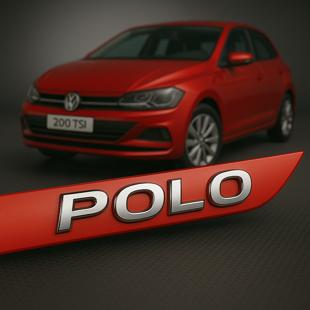 Frisos Laterais Volkswagen POLO 2017 a 2025 – Modelo Ponta Facão em Todas as Cores