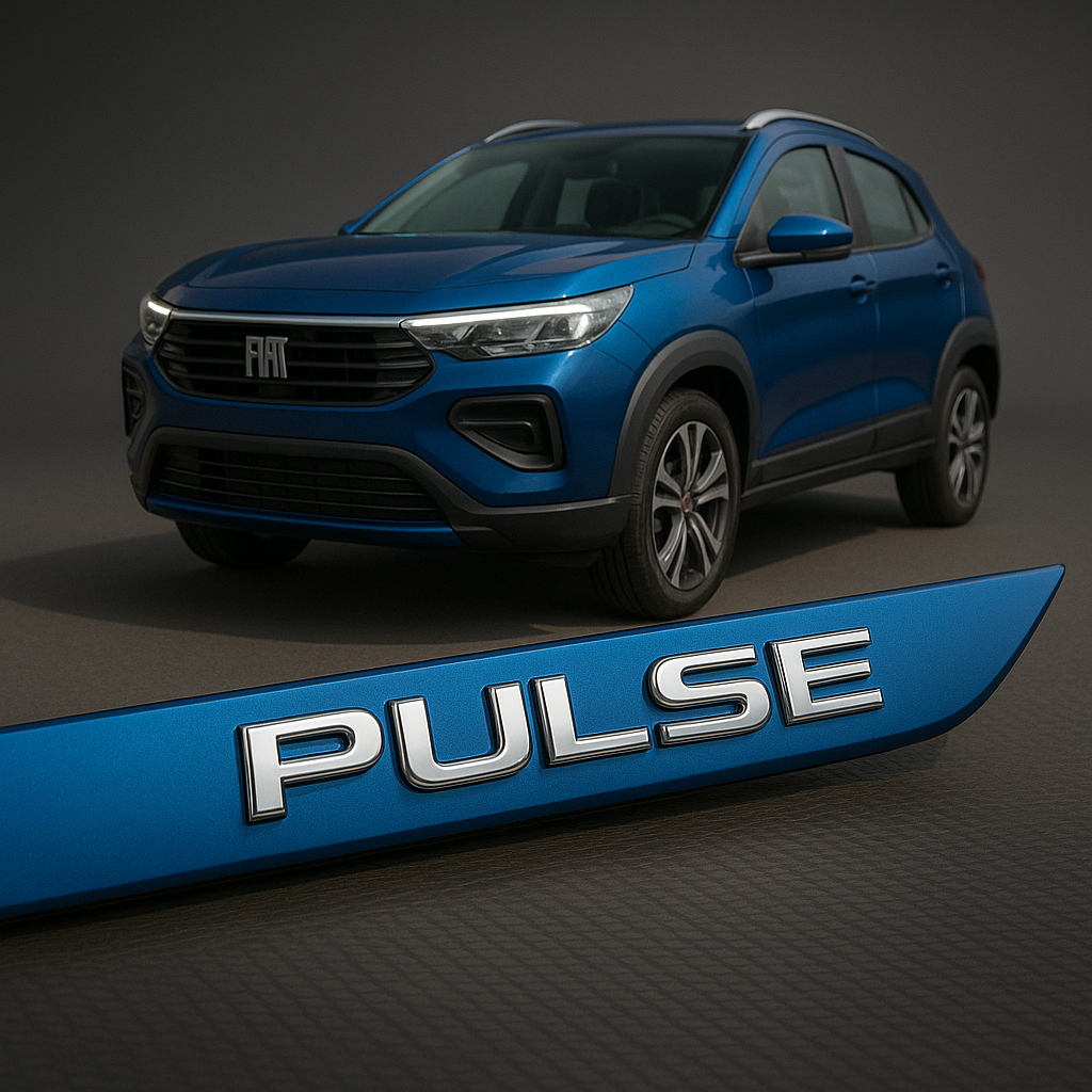 Frisos Laterais Fiat PULSE 2021 a 2025 – Modelo Ponta Facão em Todas as Cores