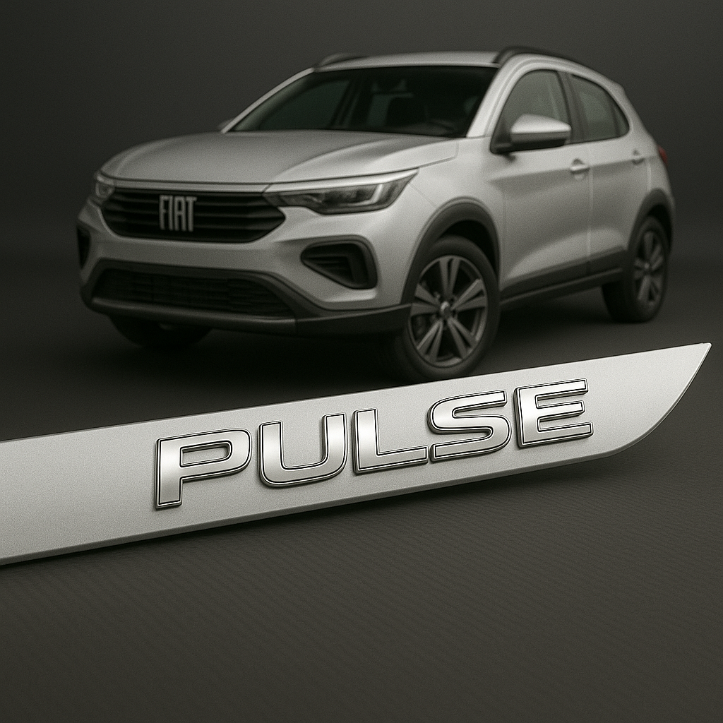 Frisos Laterais Fiat PULSE 2021 a 2025 – Modelo Ponta Facão em Todas as Cores