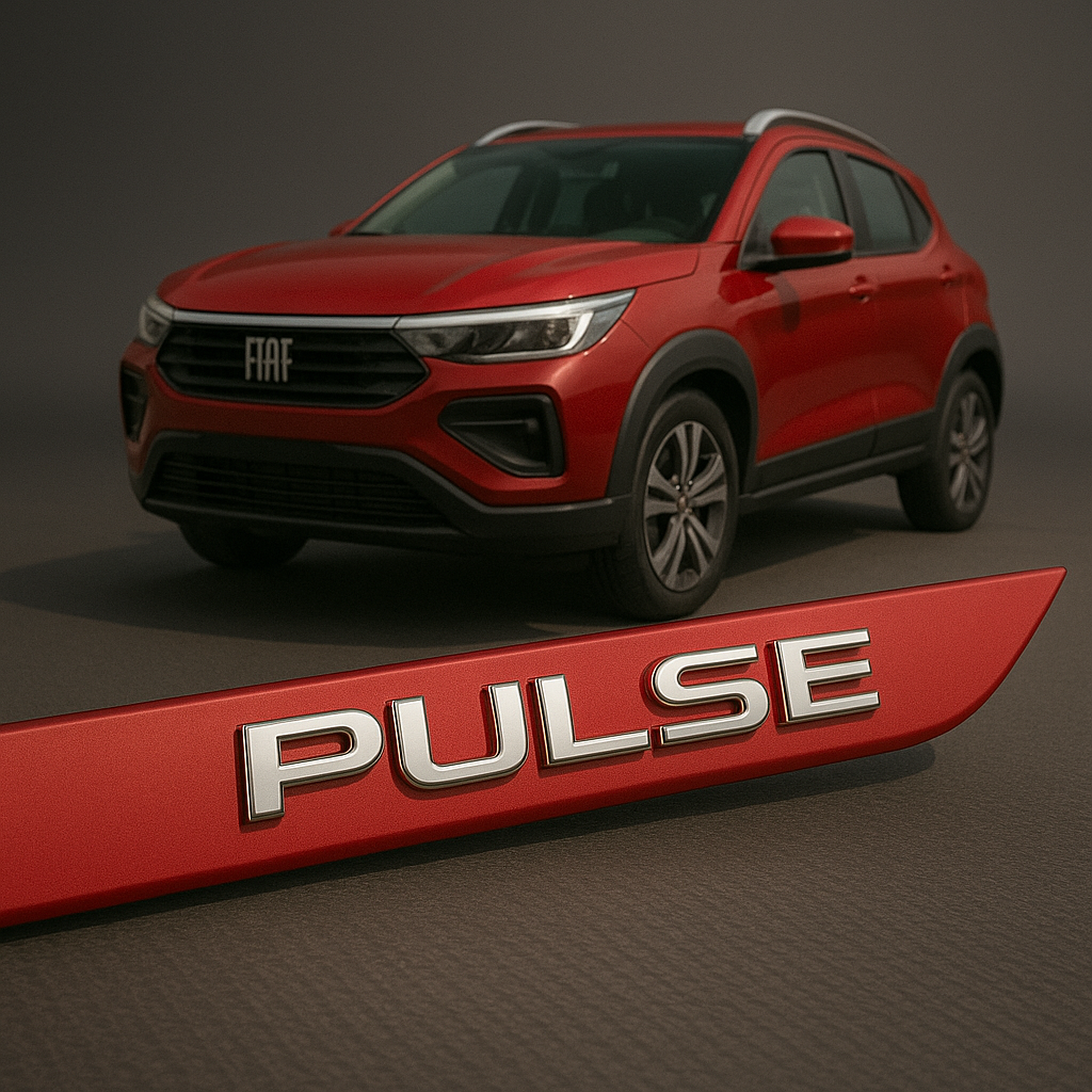 Frisos Laterais Fiat PULSE 2021 a 2025 – Modelo Ponta Facão em Todas as Cores