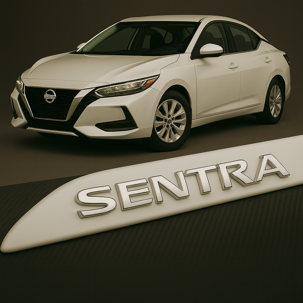 Frisos Laterais Nissan SENTRA 2017 a 2025 – Modelo Ponta Facão em Todas as Cores