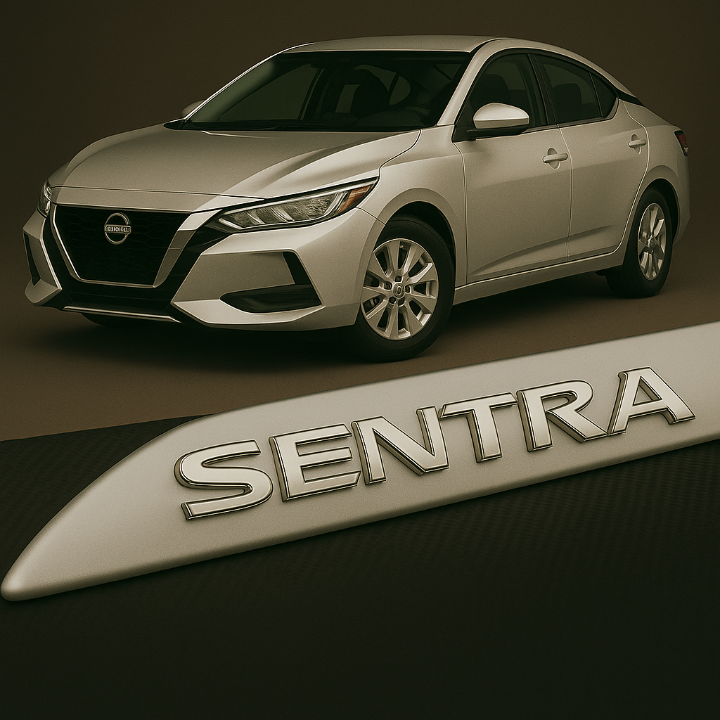 Frisos Laterais Nissan SENTRA 2017 a 2025 – Modelo Ponta Facão em Todas as Cores