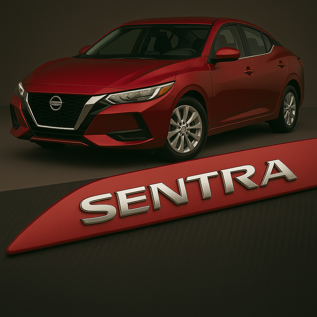 Frisos Laterais Nissan SENTRA 2017 a 2025 – Modelo Ponta Facão em Todas as Cores