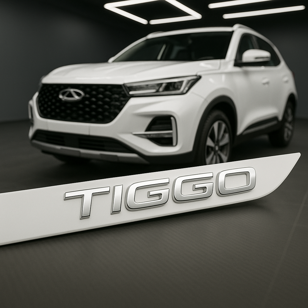 Frisos Laterais TIGGO 2018 a 2025 -(Todos Modelo)Ponta Facão em Todas as Cores