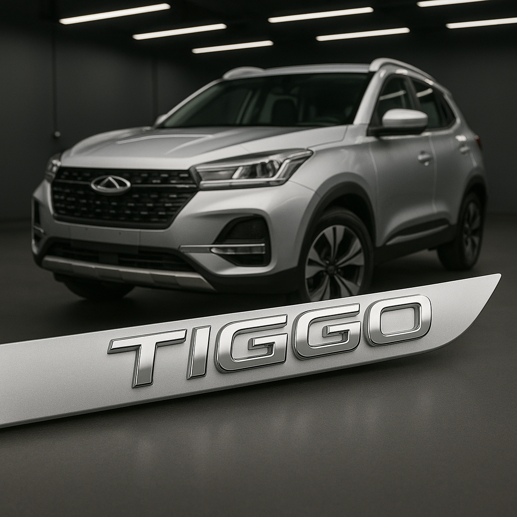 Frisos Laterais TIGGO 2018 a 2025 -(Todos Modelo)Ponta Facão em Todas as Cores