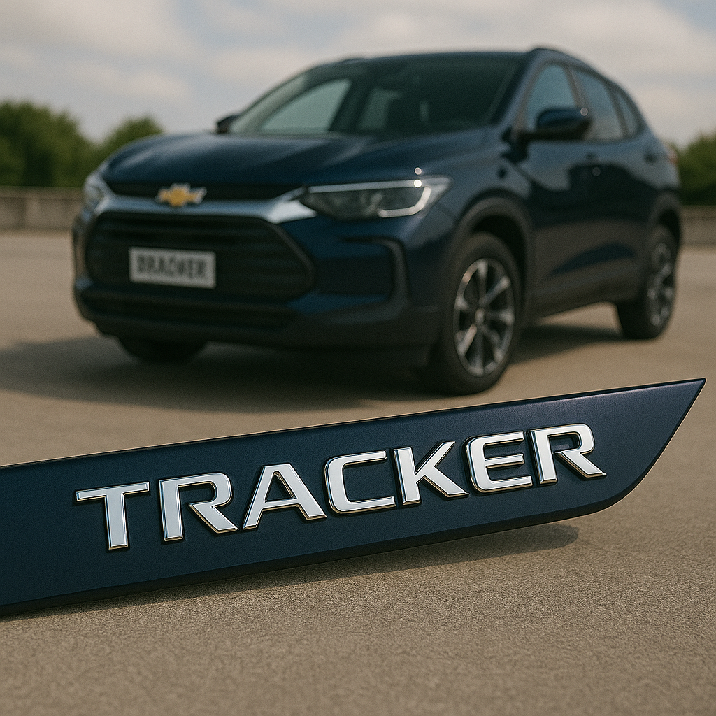 Frisos Laterais Chevrolet TRACKER 2020 a 2025 – Modelo Ponta Facão em Todas as Cores