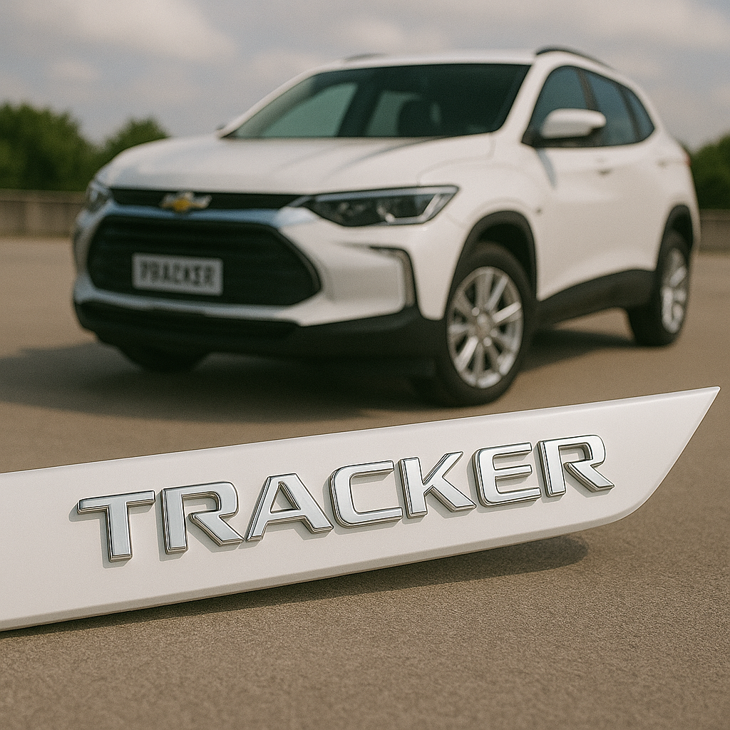 Frisos Laterais Chevrolet TRACKER 2020 a 2025 – Modelo Ponta Facão em Todas as Cores