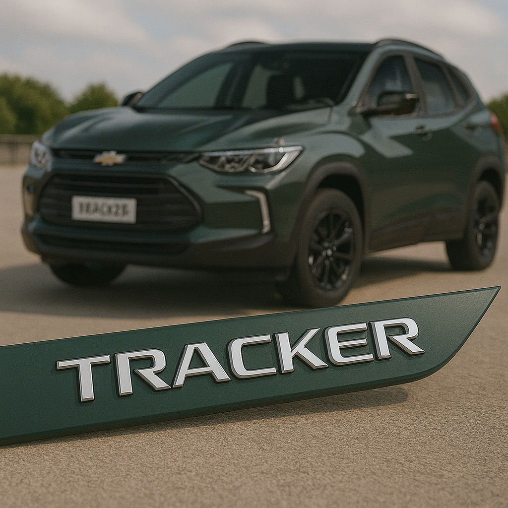 Frisos Laterais Chevrolet TRACKER 2020 a 2025 – Modelo Ponta Facão em Todas as Cores