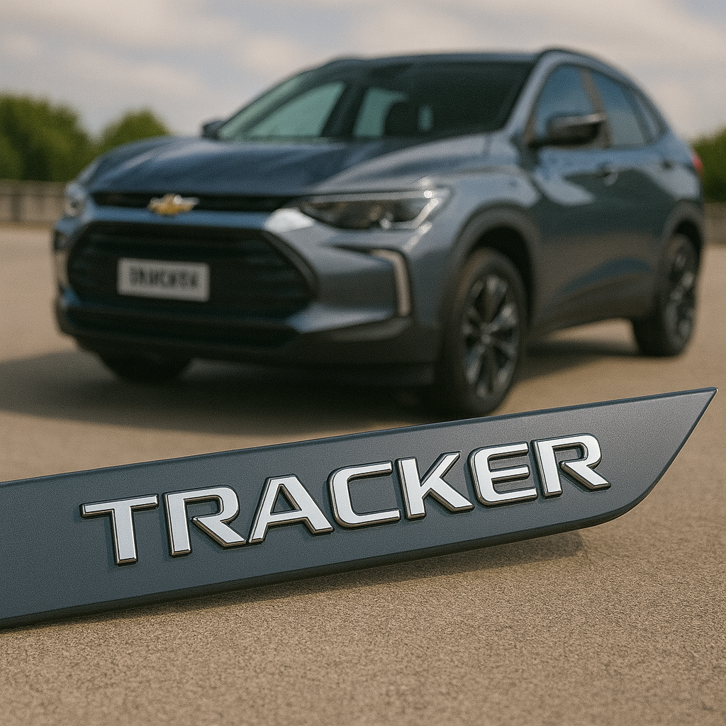 Frisos Laterais Chevrolet TRACKER 2020 a 2025 – Modelo Ponta Facão em Todas as Cores
